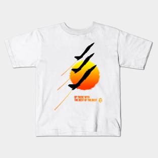 Top Gun sunset white Kids T-Shirt